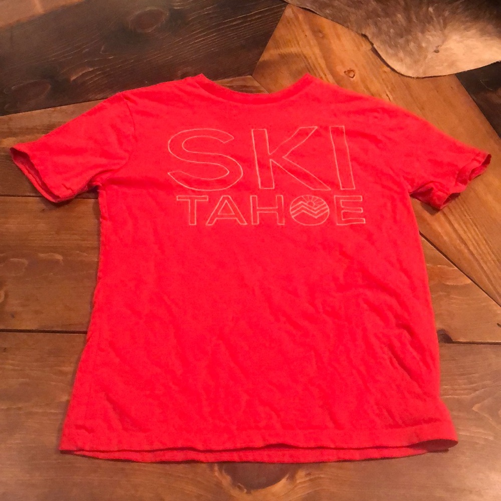 Ski Tahoe shirt red